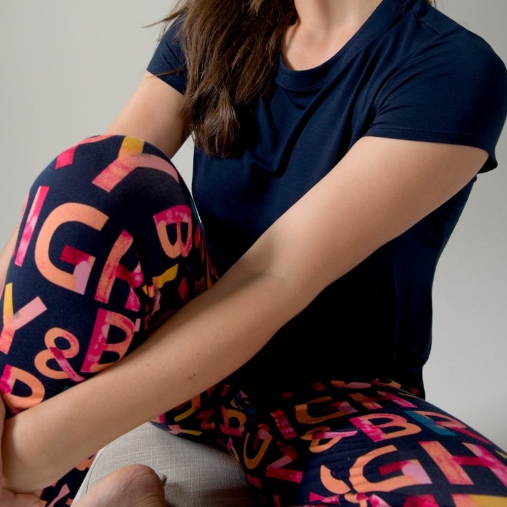 NWT Soma COOL NIGHTS Banded Bottom/Short Sleeve Pajama Set